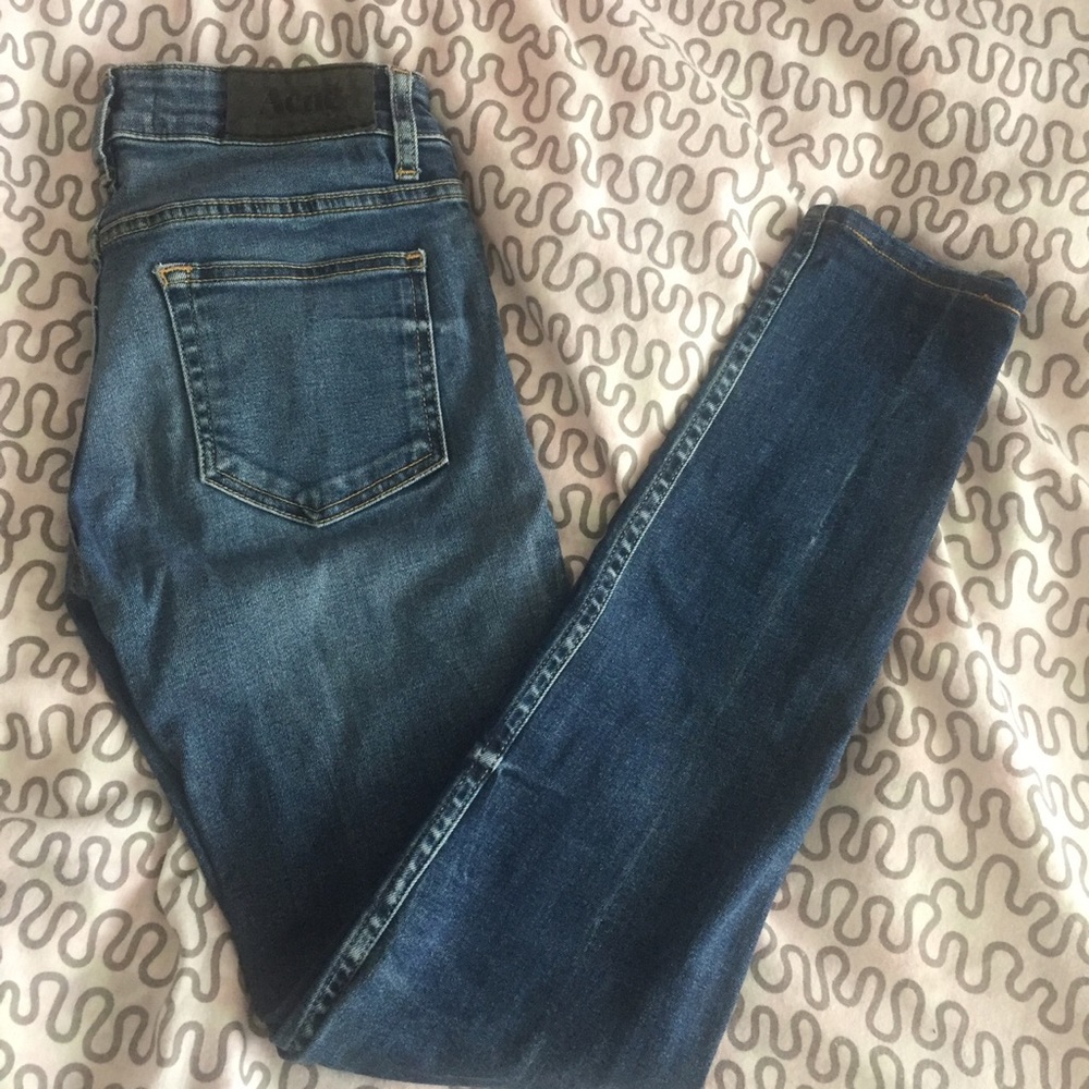 Acne studio blue denim
